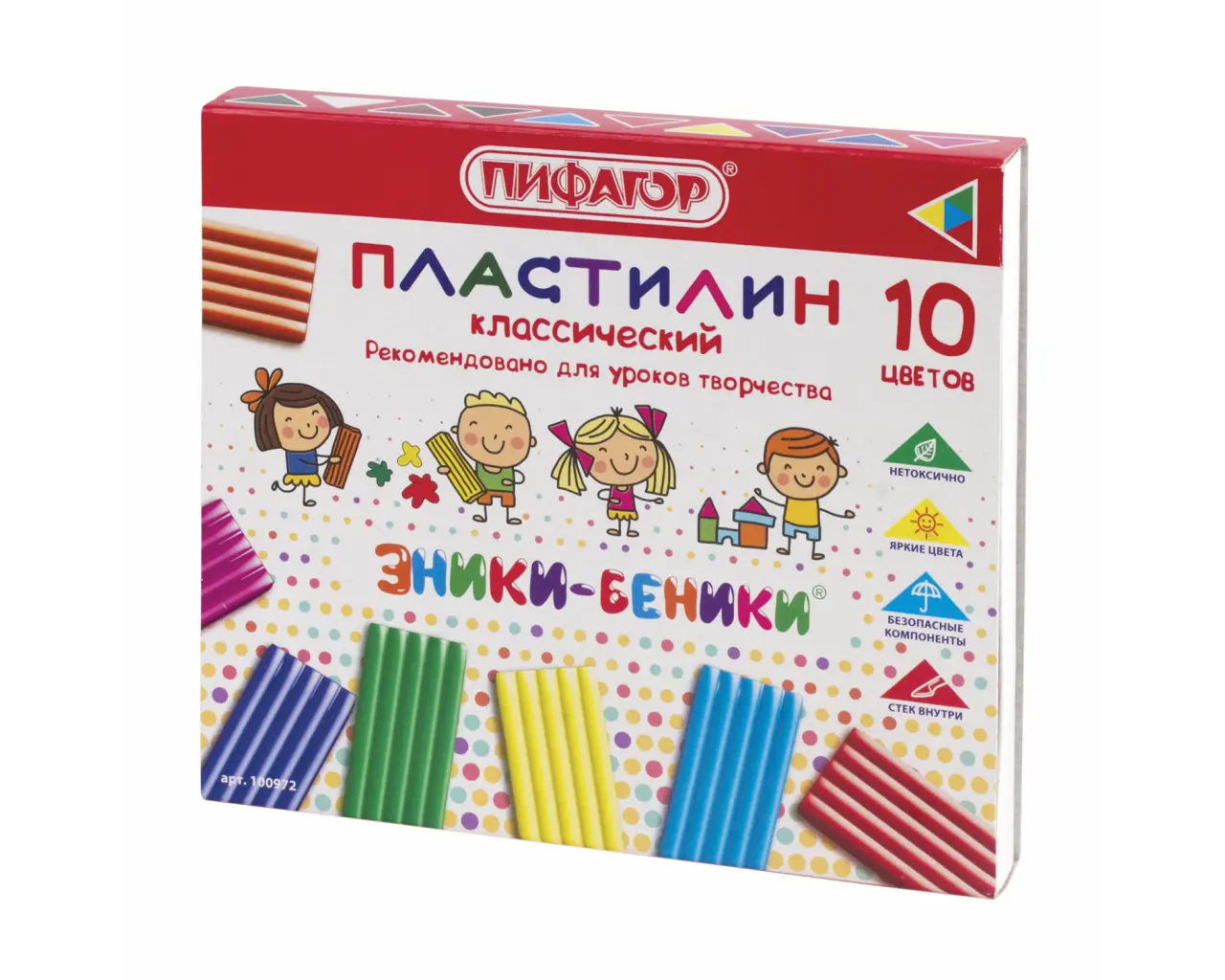Пластилин классический ПИФАГОР 