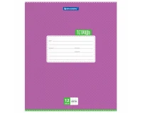 Тетрадь 12 л. BRAUBERG, клетка, обложка картон, ТОЧКИ, 103023.1