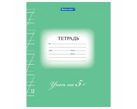 Тетрадь 12 л. BRAUBERG ЭКО 