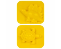 Песок для лепки кинетический ЮНЛАНДИЯ, синий, 500 г, 2 формочки, ведерко, 104996.9