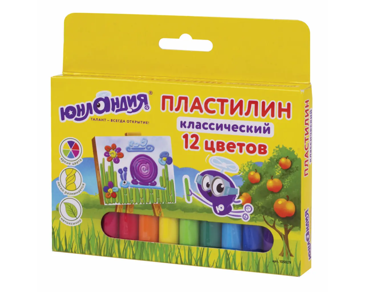Пластилин классический ЮНЛАНДИЯ 