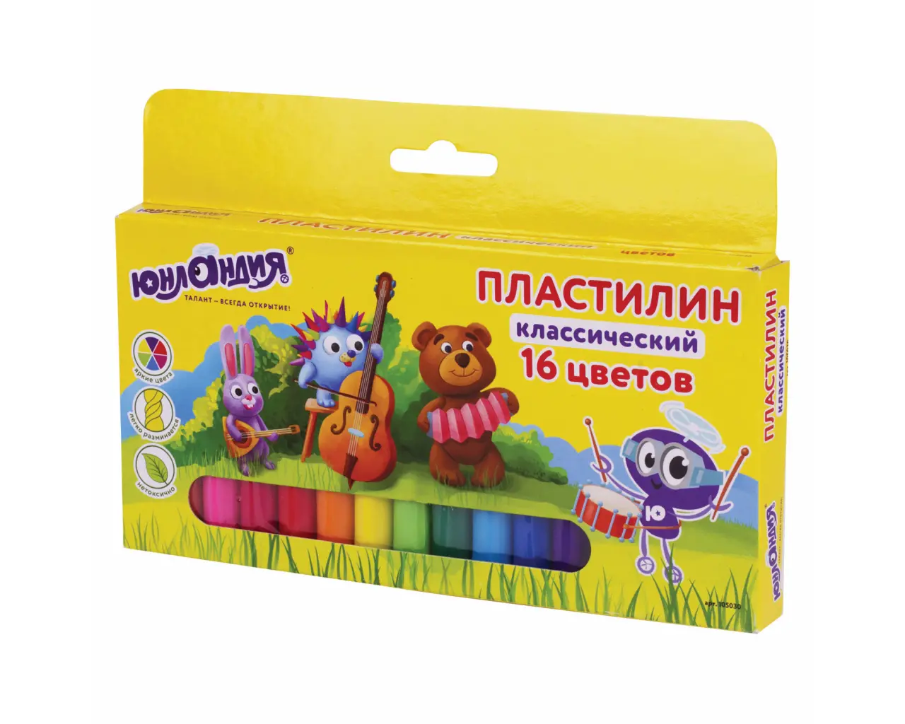Пластилин классический ЮНЛАНДИЯ 