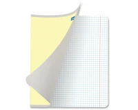 Тетрадь 12 л. BRAUBERG КЛАССИКА NEW клетка, обложка картон, ЖЕЛТАЯ, 105683.1