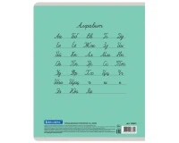 Тетрадь 12 л. BRAUBERG КЛАССИКА NEW линия, обложка картон, ЗЕЛЕНАЯ, 105691.4