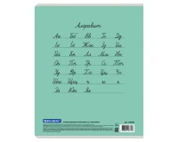 Тетрадь 12 л. BRAUBERG КЛАССИКА NEW узкая линия, обложка картон, ЗЕЛЕНАЯ, 105692.4