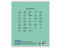 Тетрадь 18 л. BRAUBERG КЛАССИКА NEW линия, обложка картон, ЗЕЛЕНАЯ, 105701.4