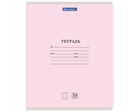 Тетрадь 24 л. BRAUBERG КЛАССИКА NEW линия, обложка картон, АССОРТИ (5 видов), 105704.2