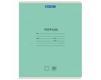Тетрадь 24 л. BRAUBERG КЛАССИКА NEW линия, обложка картон, АССОРТИ (5 видов), 105704.1