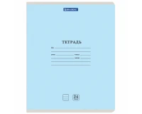 Тетрадь 24 л. BRAUBERG КЛАССИКА NEW линия, обложка картон, АССОРТИ (5 видов), 105704.3