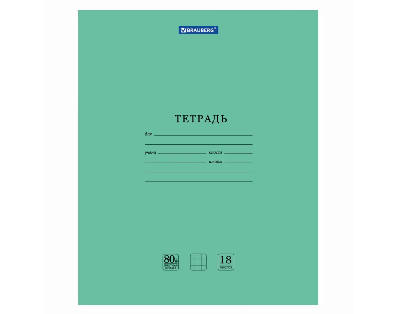 Тетрадь BRAUBERG 