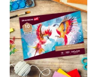 Альбом для акварели, бумага ИТАЛИЯ 200 г/м2 25% хлопок 245х345 мм, 10 л., BRAUBERG ART PREMIERE, 105911.6