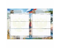 Дневник 1-11 класс 40 л., твердый, BRAUBERG, ламинация, цветная печать, РОССИЙСКОГО ШКОЛЬНИКА-2, 106050.6