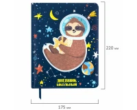 Дневник 1-4 класс 48 л., кожзам (твердая), печать, аппликация, ЮНЛАНДИЯ, 