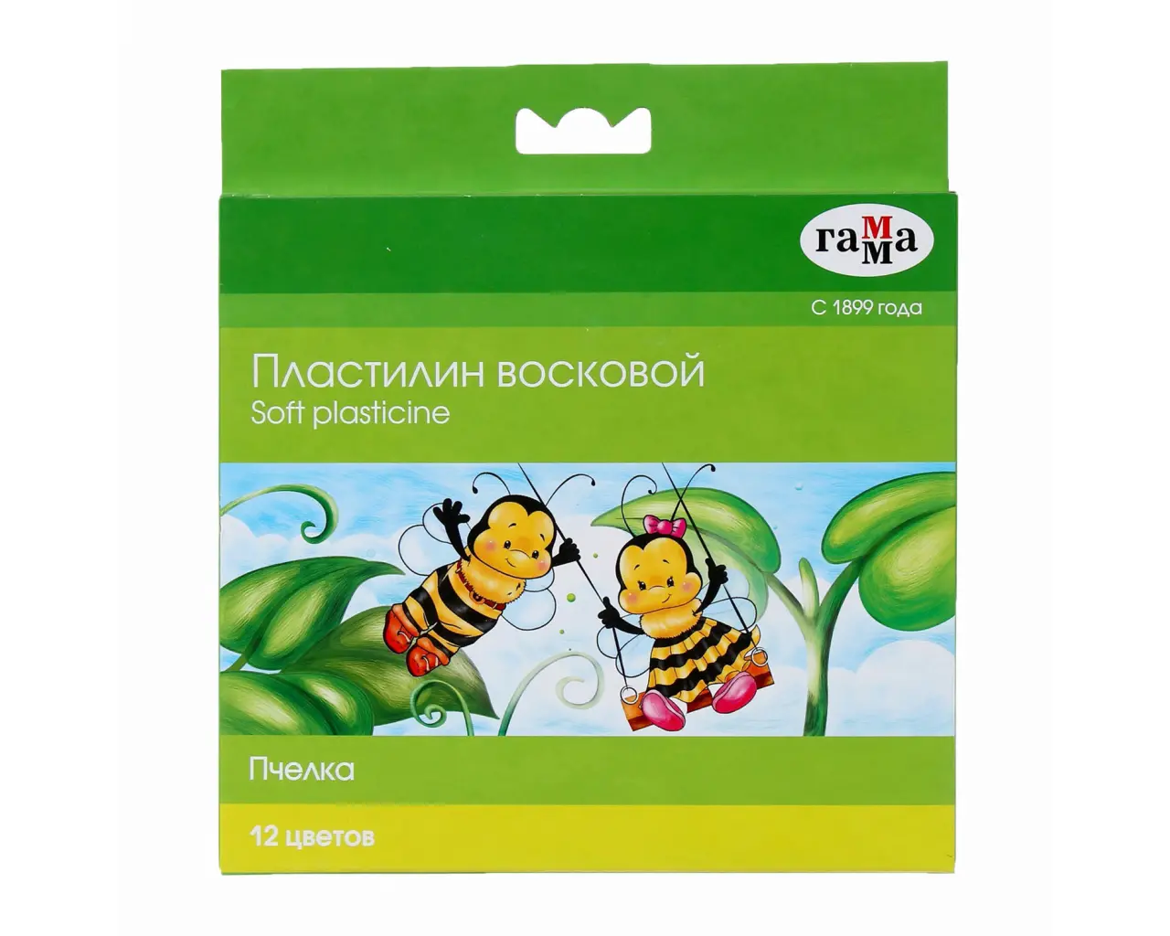 Пластилин восковой ГАММА 