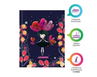 Дневник 1-4 класс 48 л., твердый, ЮНЛАНДИЯ, глянцевая ламинация, с подсказом, 