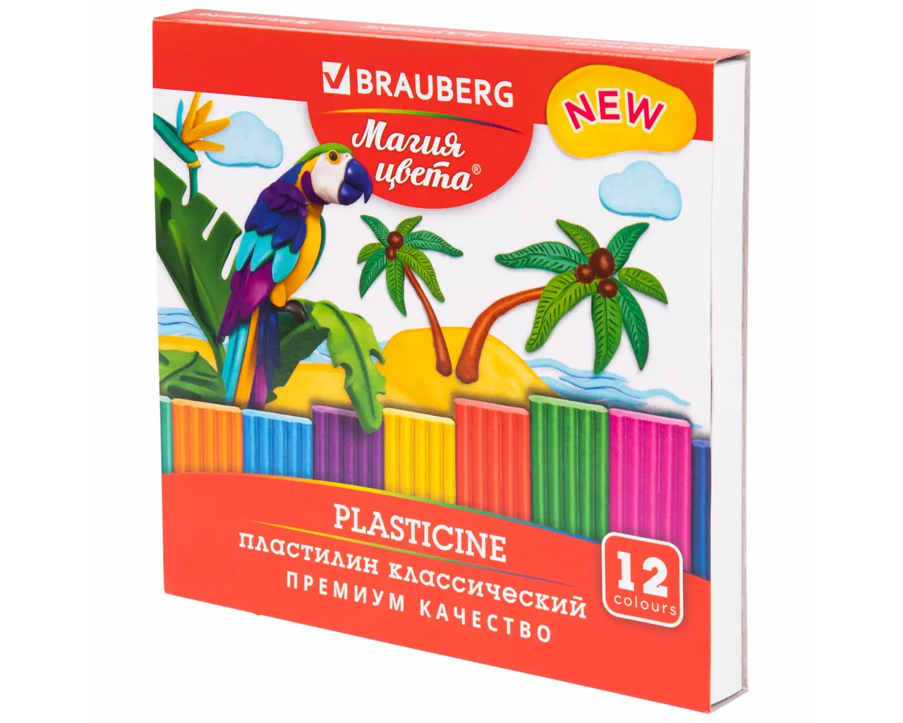 Пластилин классический BRAUBERG 