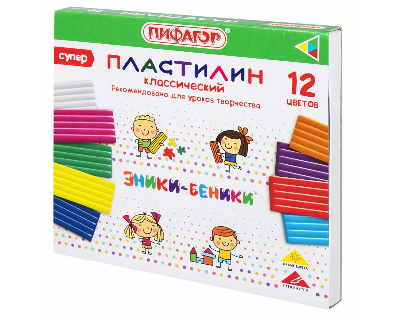 Пластилин классический ПИФАГОР 