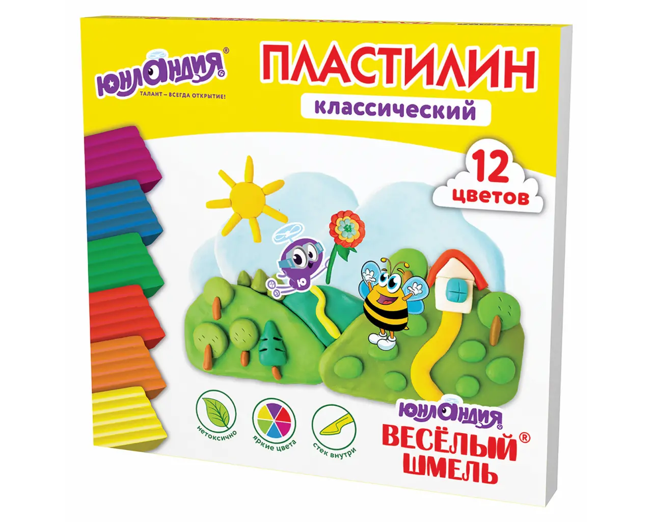 Пластилин классический ЮНЛАНДИЯ 