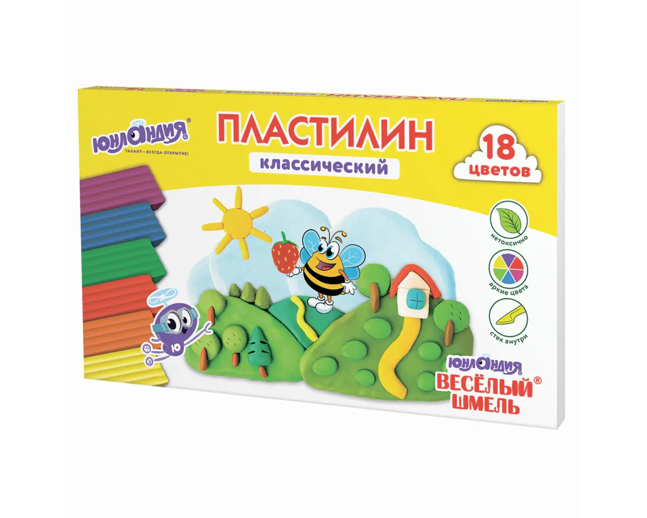 Пластилин классический ЮНЛАНДИЯ 