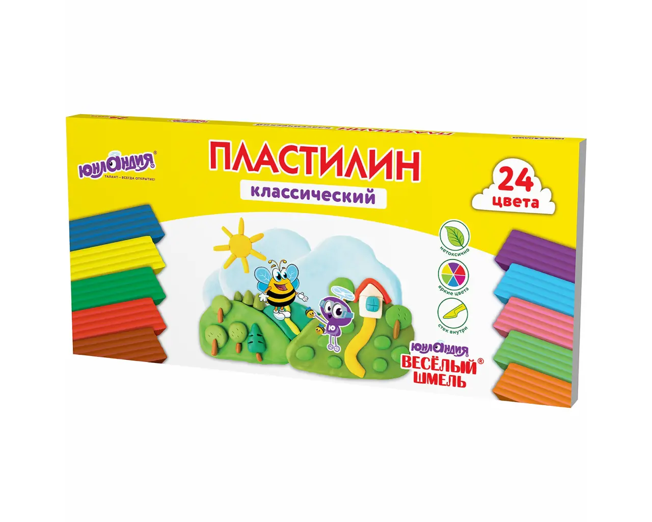 Пластилин классический ЮНЛАНДИЯ 