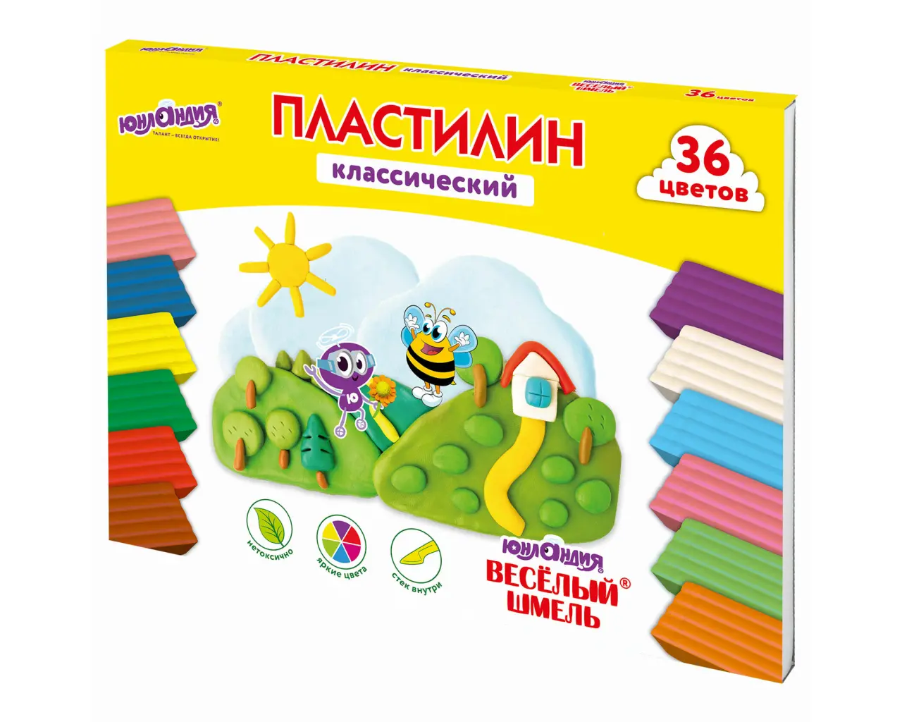 Пластилин классический ЮНЛАНДИЯ 