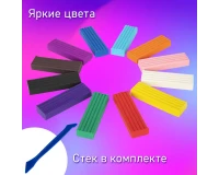 Пластилин классический BRAUBERG KIDS, 12 цветов, 240 г, стек, ВЫСШЕЕ КАЧЕСТВО, 106436.7