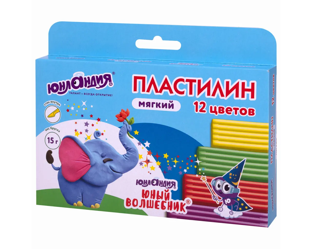 Пластилин мягкий ЮНЛАНДИЯ 