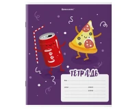 Тетрадь 18 л. BRAUBERG клетка, обложка картон, 