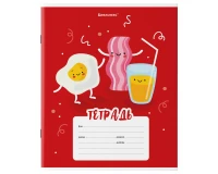 Тетрадь 18 л. BRAUBERG клетка, обложка картон, 