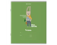 Тетрадь 18 л. BRAUBERG клетка, обложка картон, 