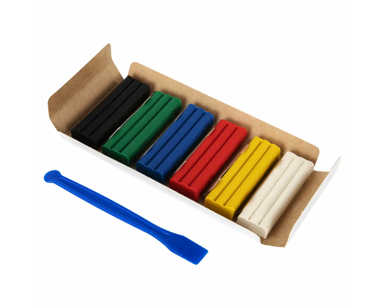 Пластилин мягкий восковой BRAUBERG KIDS, 6 цветов, 90 г, со стеком, 106493.1