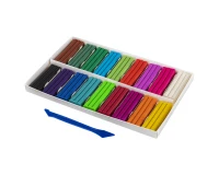 Пластилин мягкий восковой BRAUBERG KIDS, 18 цветов, 270 г, со стеком, 106497.1