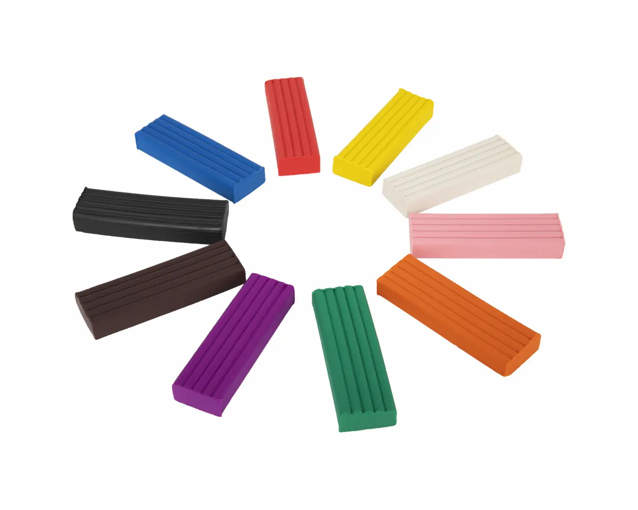 Пластилин классический BRAUBERG KIDS, 10 цветов, 200 г, со стеком, 106504.3