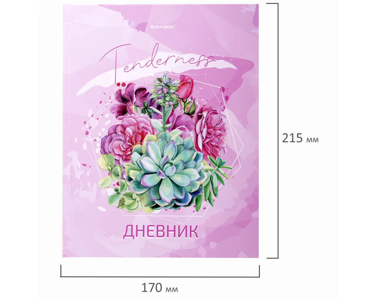 Дневник 5-11 класс 48 л., твердый, BRAUBERG, глянцевая ламинация, с подсказом, 