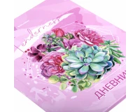 Дневник 5-11 класс 48 л., твердый, BRAUBERG, глянцевая ламинация, с подсказом, 