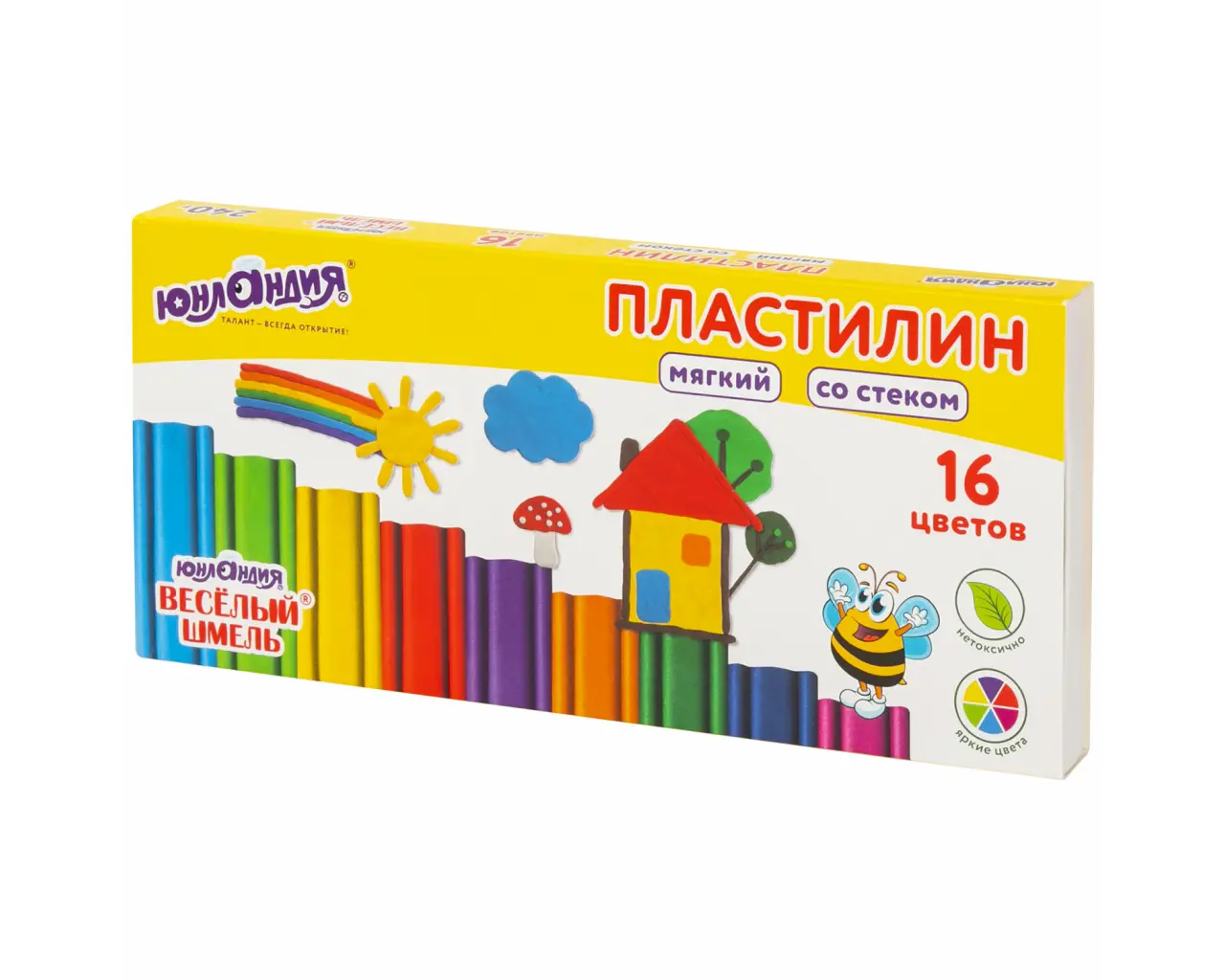 Пластилин мягкий ЮНЛАНДИЯ 