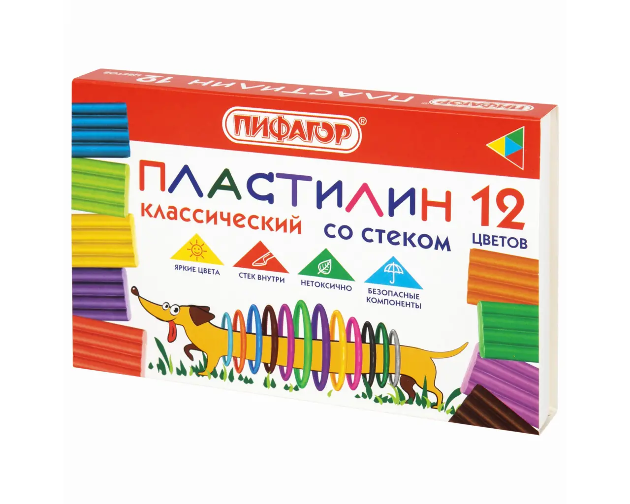 Пластилин классический ПИФАГОР 
