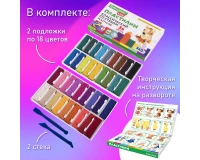 Пластилин классический BRAUBERG KIDS, 36 цветов, 540 грамм, стек, ВЫСШЕЕ КАЧЕСТВО, 106678.10