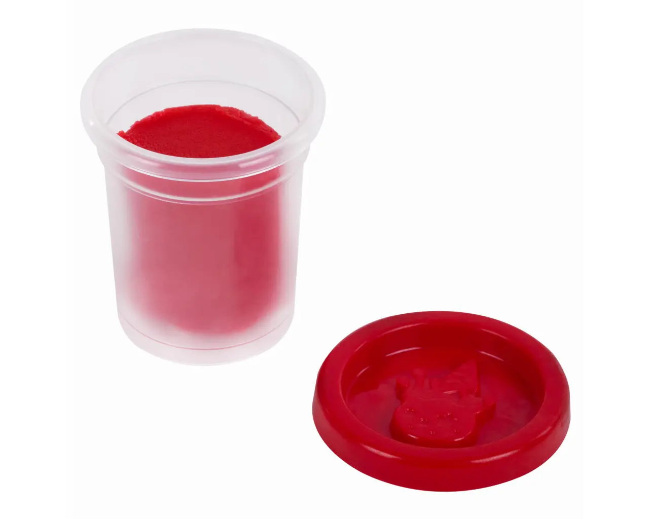 Пластилин-тесто для лепки BRAUBERG KIDS, 4 цвета, 200 г, яркие классические цвета, крышки-штампики, 106714.4