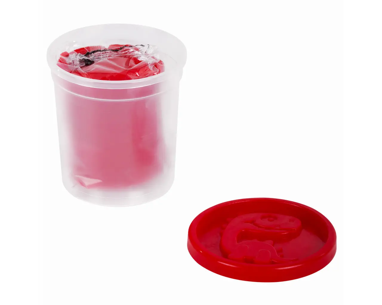 Пластилин-тесто для лепки BRAUBERG KIDS, 4 цвета, 560 г, яркие классические цвета, крышки-штампики, 106715.4
