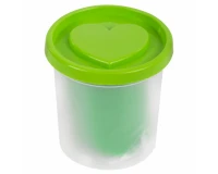 Пластилин-тесто для лепки BRAUBERG KIDS, 4 цвета, 560 г, яркие неоновые цвета, крышки-штампики, 106716.3