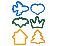 Пластилин-тесто для лепки BRAUBERG KIDS, 12 цветов., 600 г, 6 формочек, 1 скалка, ведерко, 106721.4