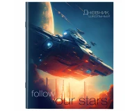 Дневник 1-11 класс 40 л., на скобе, ПИФАГОР, обложка картон, 