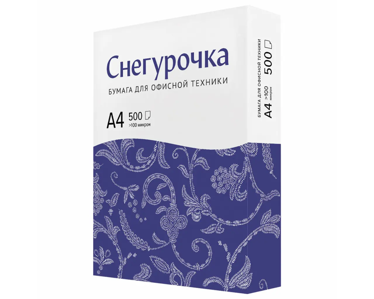Бумага офисная А4, 80 г/м2, 500 л., марка С, СНЕГУРОЧКА, Россия, 146% (CIE).6