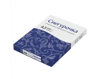 Бумага офисная БОЛЬШОГО ФОРМАТА (297х420), А3, 80 г/м2, 500 л., марка С, СНЕГУРОЧКА, 146% (CIE).0