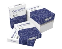 Бумага офисная БОЛЬШОГО ФОРМАТА (297х420), А3, 80 г/м2, 500 л., марка С, СНЕГУРОЧКА, 146% (CIE).3