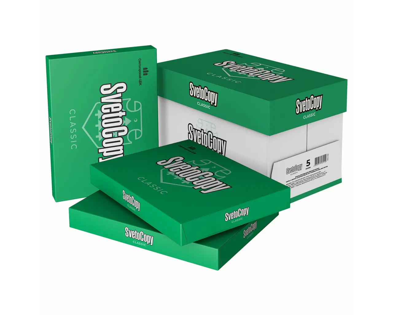 Бумага офисная БОЛЬШОГО ФОРМАТА (297х420), А3, 80 г/м2, 500 л., марка С, SVETOCOPY CLASSIC, 146% (CIE).4