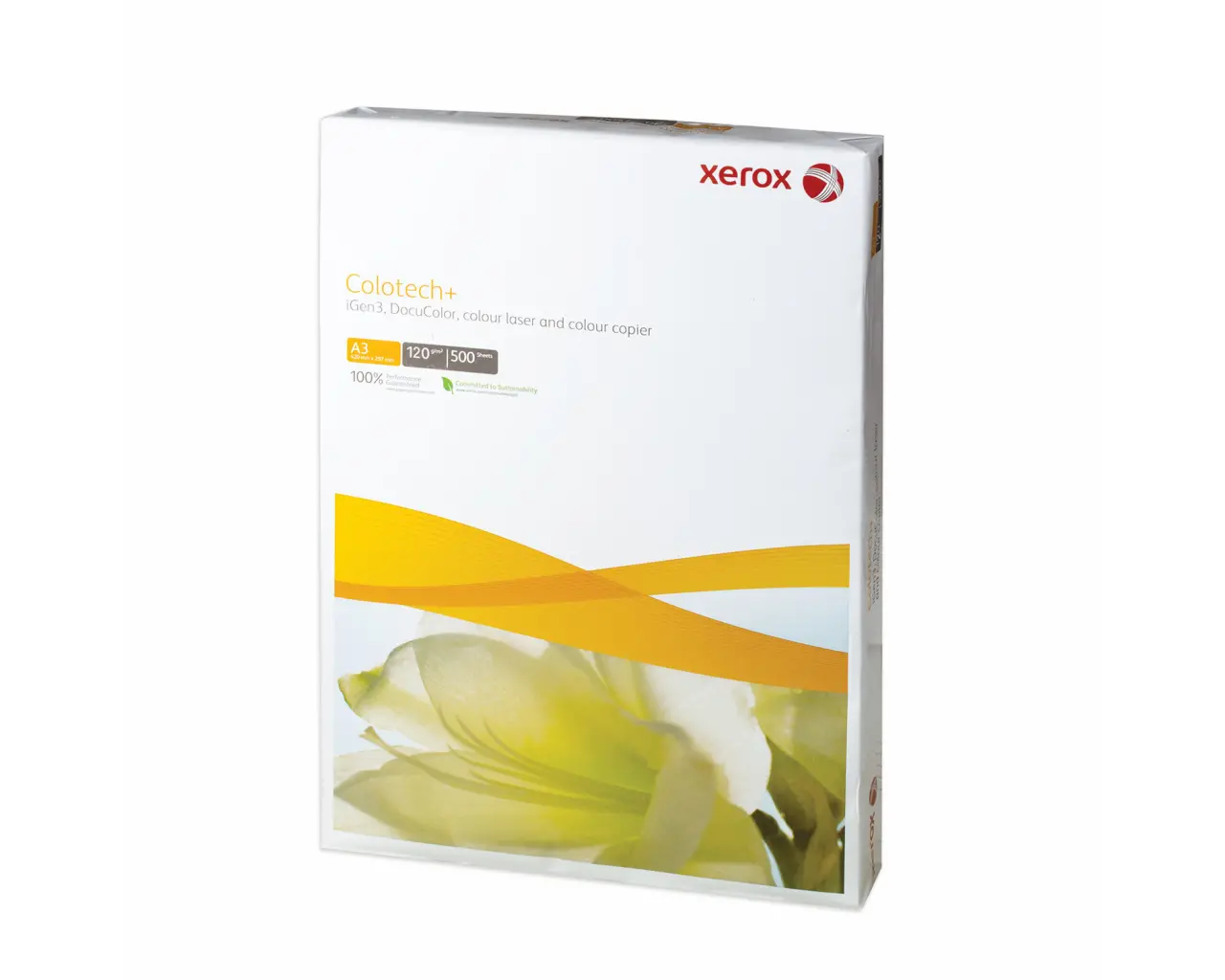 Бумага XEROX COLOTECH PLUS БОЛЬШОЙ ФОРМАТ (297х420 мм), А3, 120 г/м2, 500 л., для полноцветной лазерной печати, А++, 170% (CIE), 003R98848.0