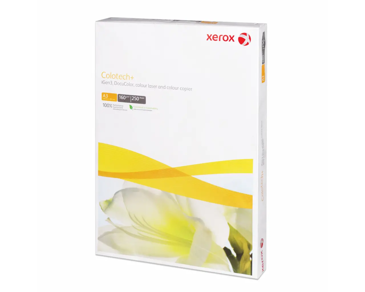 Бумага XEROX COLOTECH PLUS БОЛЬШОЙ ФОРМАТ (297х420 мм), А3, 160 г/м2, 250 л., для полноцветной лазерной печати, А++, 170% (CIE), 003R98854.0