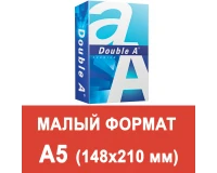 Бумага офисная МАЛОГО ФОРМАТА (148х210), А5, 80 г/м2, 500 л., марка А+, DOUBLE A, ЭВКАЛИПТ, Таиланд.0
